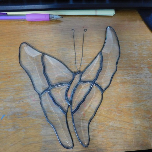 Handmade Stained Glass Butterfly - Picture 4 of 7
